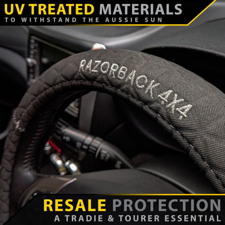 Razorback 4x4 - Premium/Standard Neoprene Steering Wheel Cover (Universal) - 4X4OC™ | 4x4 Offroad Centre