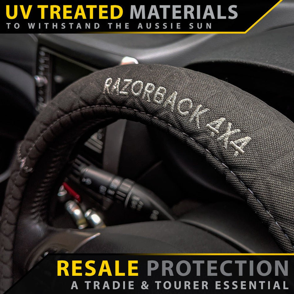 Razorback 4x4 - Premium/Standard Neoprene Steering Wheel Cover (Universal) - 4X4OC™ | 4x4 Offroad Centre