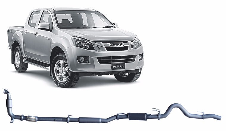 Redback - Redback Extreme Duty Exhaust for Isuzu D - MAX (06/2012 - 10/2016) - 4x4 Offroad Centre