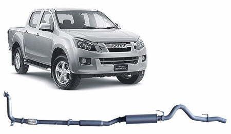 Redback - Redback Extreme Duty Exhaust for Isuzu D - MAX (06/2012 - 10/2016) - 4x4 Offroad Centre