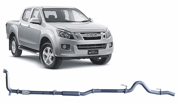 Redback - Redback Extreme Duty Exhaust for Isuzu D - MAX (06/2012 - 10/2016) - 4X4OC™ | 4x4 Offroad Centre