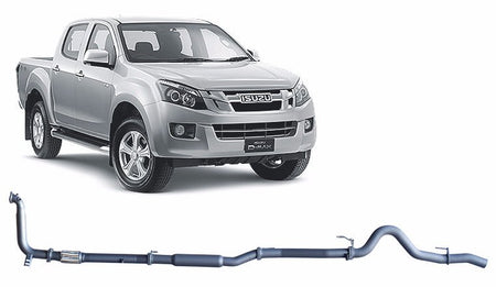 Redback - Redback Extreme Duty Exhaust for Isuzu D - MAX (06/2012 - 10/2016) - 4X4OC™ | 4x4 Offroad Centre