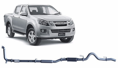 Redback - Redback Extreme Duty Exhaust for Isuzu D - MAX (06/2012 - 10/2016) - 4X4OC™ | 4x4 Offroad Centre