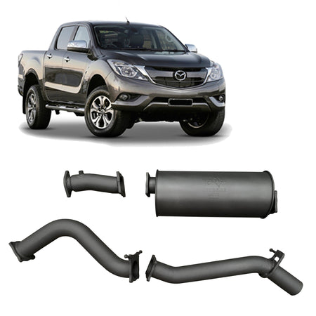 Redback - Redback Extreme Duty Exhaust for Mazda BT - 50 (07/2016 - 09/2020) - 4x4 Offroad Centre