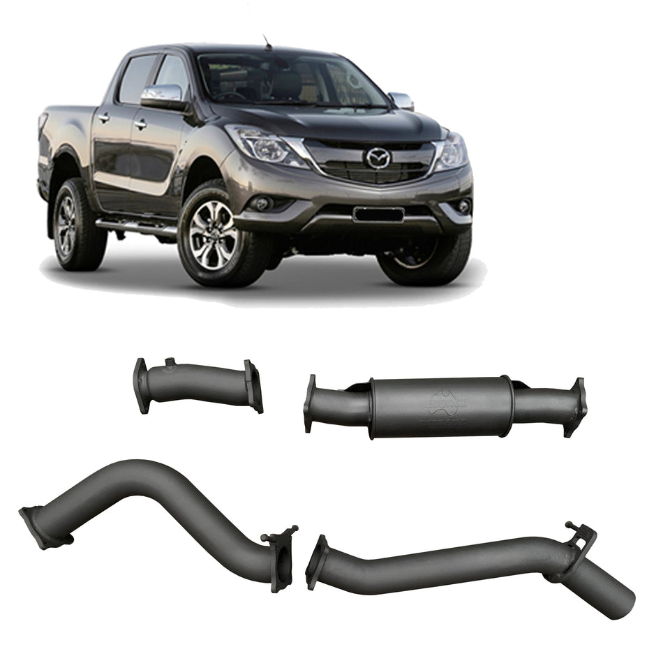 Redback - Redback Extreme Duty Exhaust for Mazda BT - 50 (07/2016 - 09/2020) - 4x4 Offroad Centre