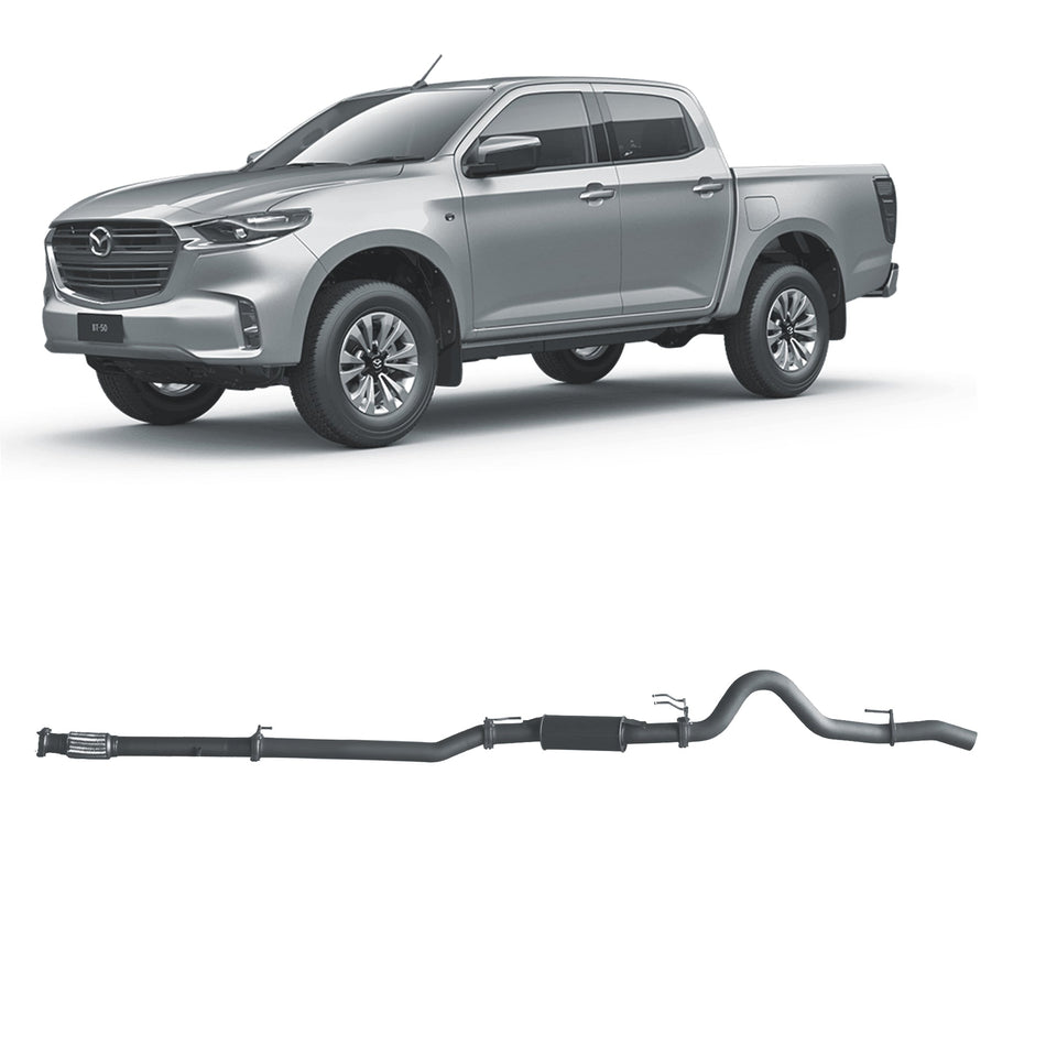 Redback - Redback Extreme Duty Exhaust for Mazda BT - 50 (08/2020 - on) - 4x4 Offroad Centre
