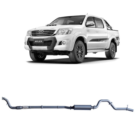 Redback - Redback Extreme Duty Exhaust for Toyota Hilux 3.0L D4D (02/2005 - 10/2015) - 4x4 Offroad Centre