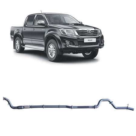 Redback - Redback Extreme Duty Exhaust for Toyota Hilux 3.0L D4D (02/2005 - 10/2015) - 4X4OC™ | 4x4 Offroad Centre