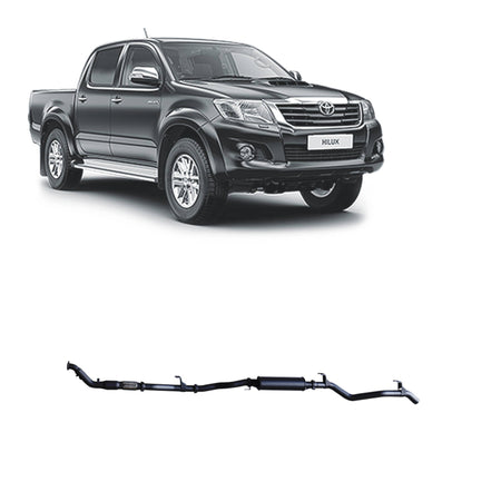 Redback - Redback Extreme Duty Exhaust for Toyota Hilux 3.0L D4D (02/2005 - 10/2015) - 4X4OC™ | 4x4 Offroad Centre