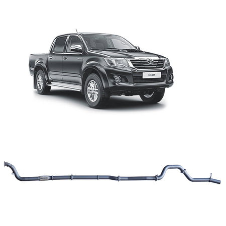 Redback - Redback Extreme Duty Exhaust for Toyota Hilux 3.0L D4D (02/2005 - 10/2015) - 4X4OC™ | 4x4 Offroad Centre