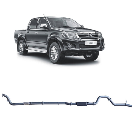 Redback - Redback Extreme Duty Exhaust for Toyota Hilux 3.0L D4D (02/2005 - 10/2015) - 4x4 Offroad Centre