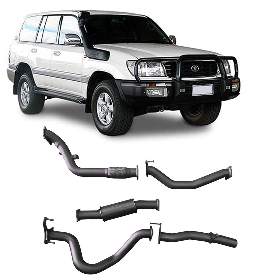 Redback - Redback Extreme Duty Exhaust for Toyota Landcruiser 100 Series 4.2L (10/2000 - 10/2007) - 4x4 Offroad Centre