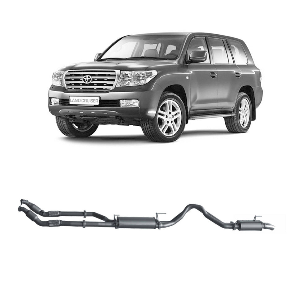 Redback - Redback Extreme Duty Exhaust for Toyota Landcruiser 200 Series 4.5L V8 (11/2007 - 09/2015) - 4x4 Offroad Centre