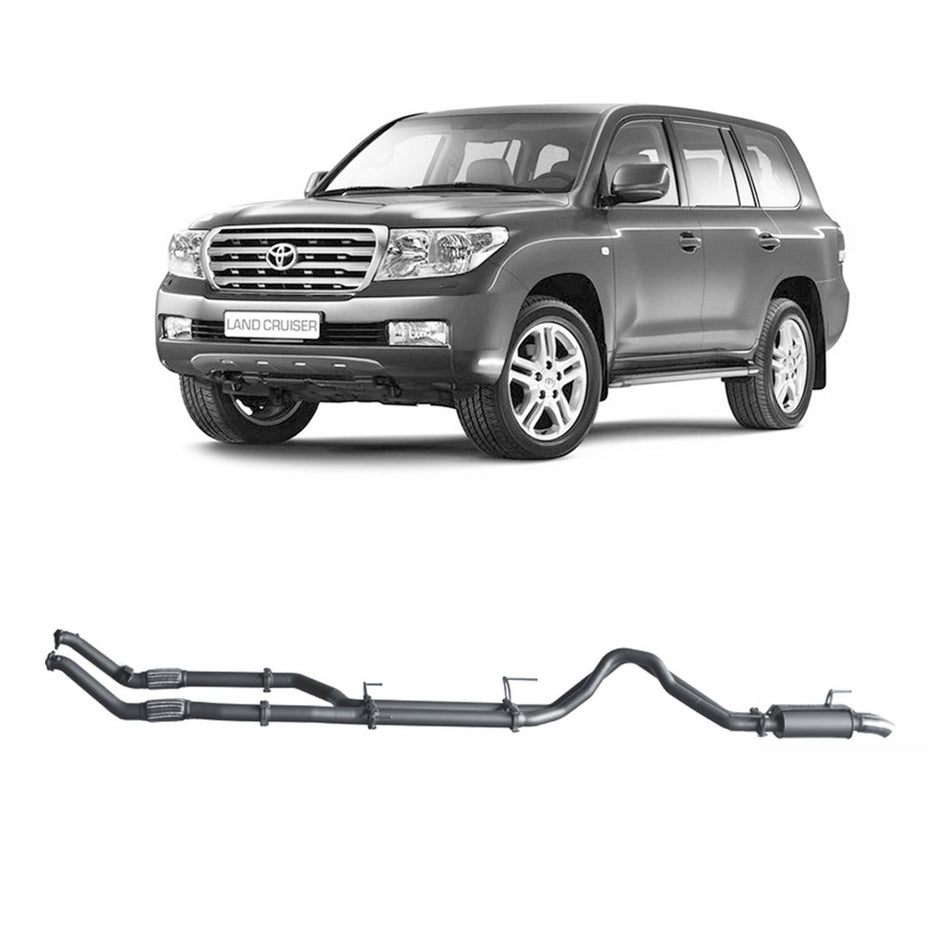 Redback - Redback Extreme Duty Exhaust for Toyota Landcruiser 200 Series 4.5L V8 (11/2007 - 09/2015) - 4x4 Offroad Centre