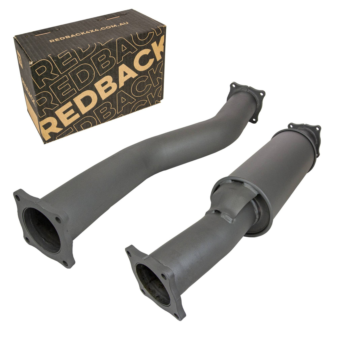 Redback - Redback Extreme Duty Exhaust for Toyota Landcruiser 76 Series Wagon with Auxiliary Fuel Tank (01/2007 - 10/2016) - 4X4OC™ | 4x4 Offroad Centre