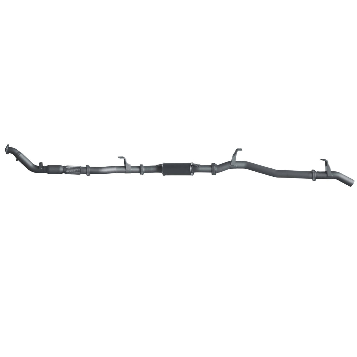 Redback - Redback Extreme Duty Exhaust for Toyota Landcruiser 76 Series Wagon with Auxiliary Fuel Tank (01/2007 - 10/2016) - 4X4OC™ | 4x4 Offroad Centre