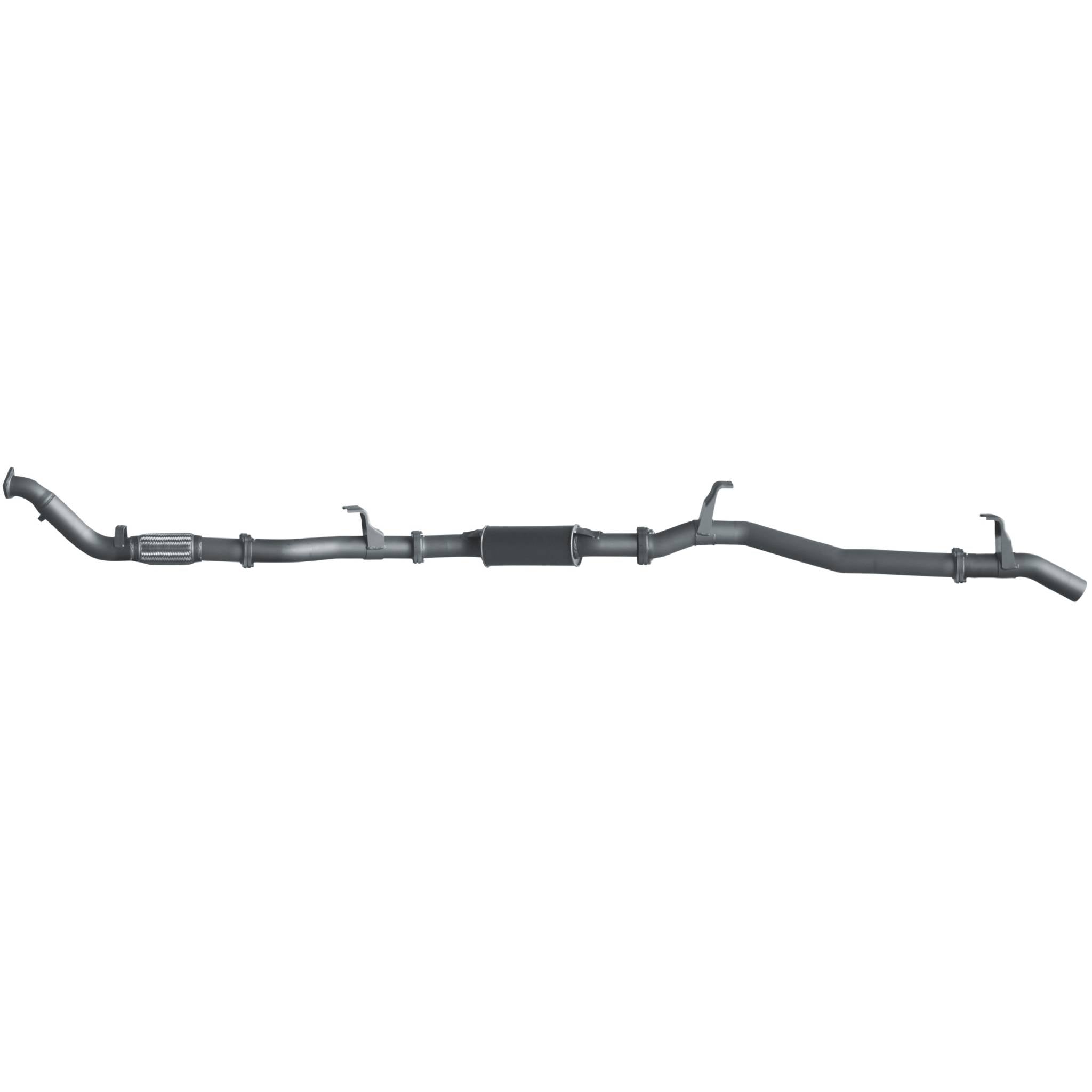 Redback - Redback Extreme Duty Exhaust for Toyota Landcruiser 76 Series Wagon with Auxiliary Fuel Tank (01/2007 - 10/2016) - 4x4 Offroad Centre