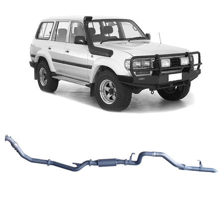 Redback - Redback Extreme Duty Exhaust for Toyota Landcruiser 80 Series Wagon 4.2L 1HZ (01/1990 - 02/1998) - 4x4 Offroad Centre