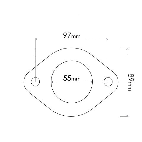 Redback - Redback Flange Gasket for various Holden, Mazda, Subaru, Nissan, Infiniti, Hyundai, Mitsubishi, Ford & Ssangyong vehicles - 4x4 Offroad Centre