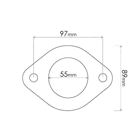Redback - Redback Flange Gasket for various Holden, Mazda, Subaru, Nissan, Infiniti, Hyundai, Mitsubishi, Ford & Ssangyong vehicles - 4x4 Offroad Centre