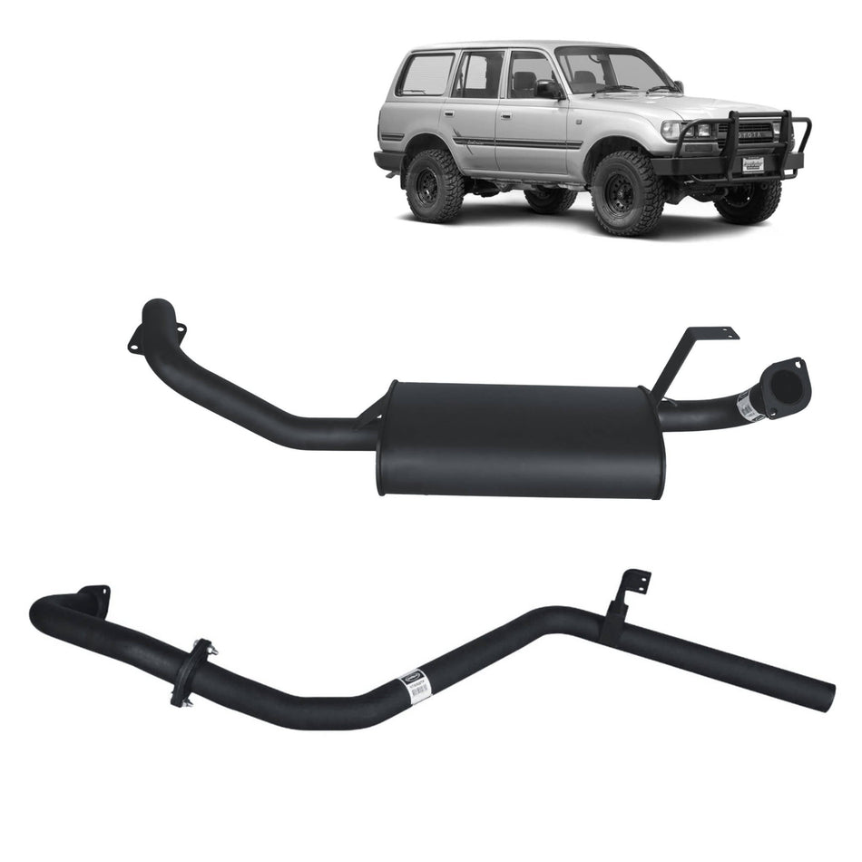 Redback - Redback Performance Exhaust for Toyota Landcruiser 80 Series Wagon 4.2L 1HZ & 4.5L FZ - 4x4 Offroad Centre