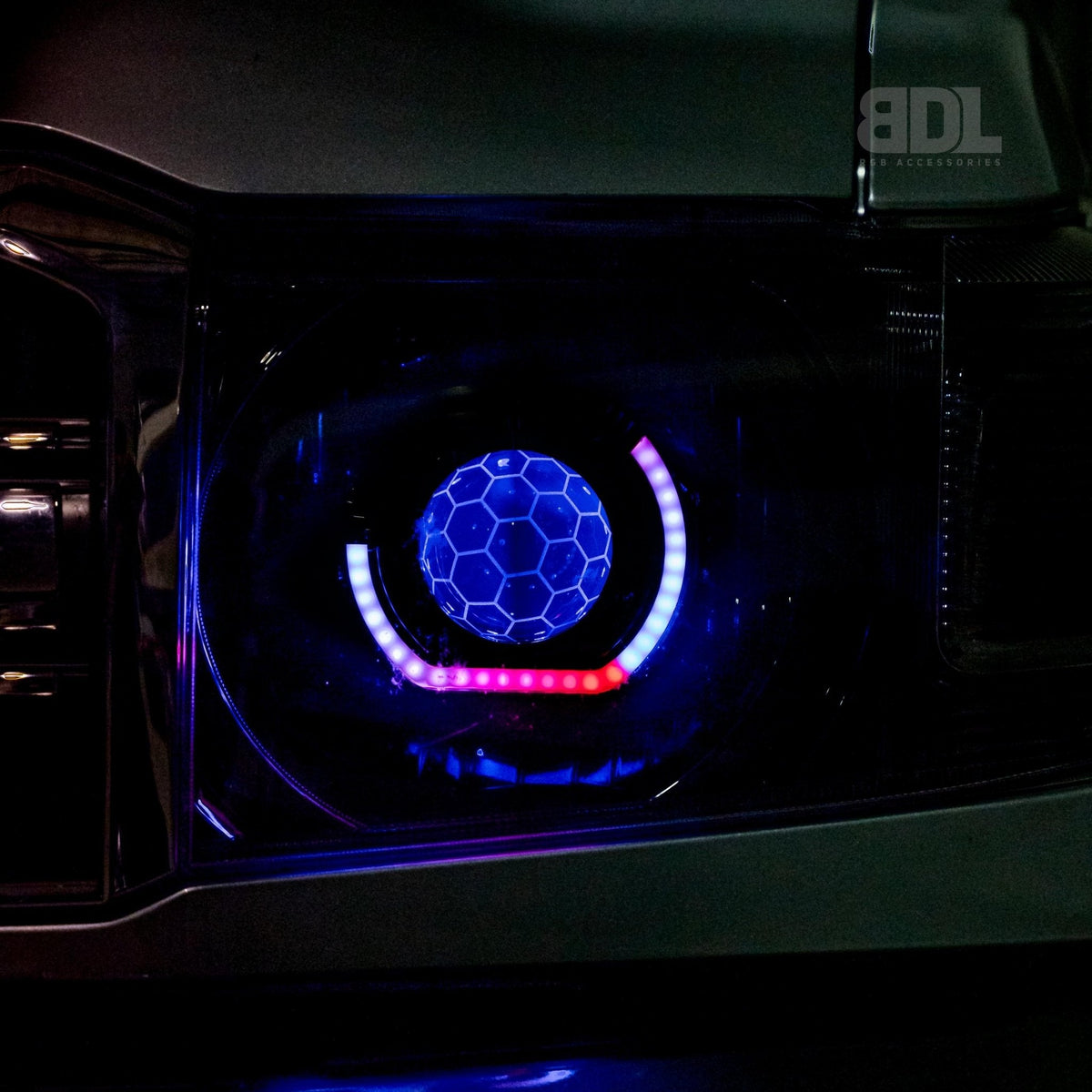 RGBW 'Angry Eye' Headlight Kit - Bushdoof Lighting