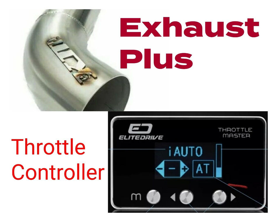 Mitsubishi MR/MQ Triton Exhaust + Throttle controller