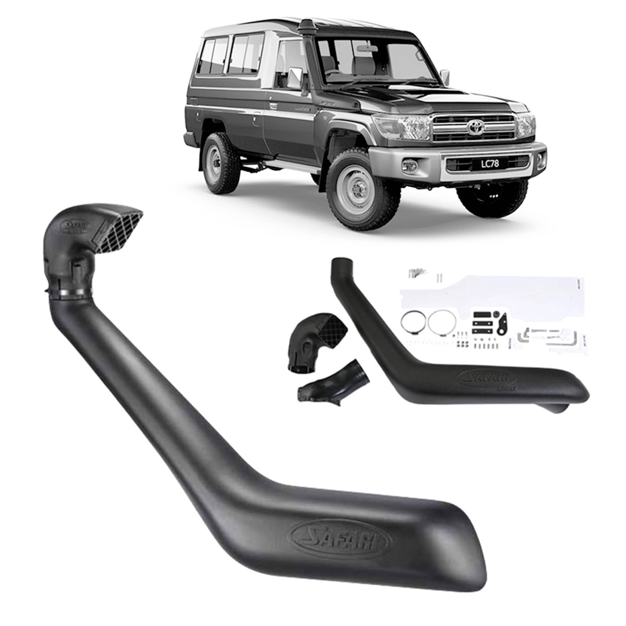Safari - Safari Snorkel for Toyota Landcruiser (01/2007 - on) - 4X4OC™ | 4x4 Offroad Centre