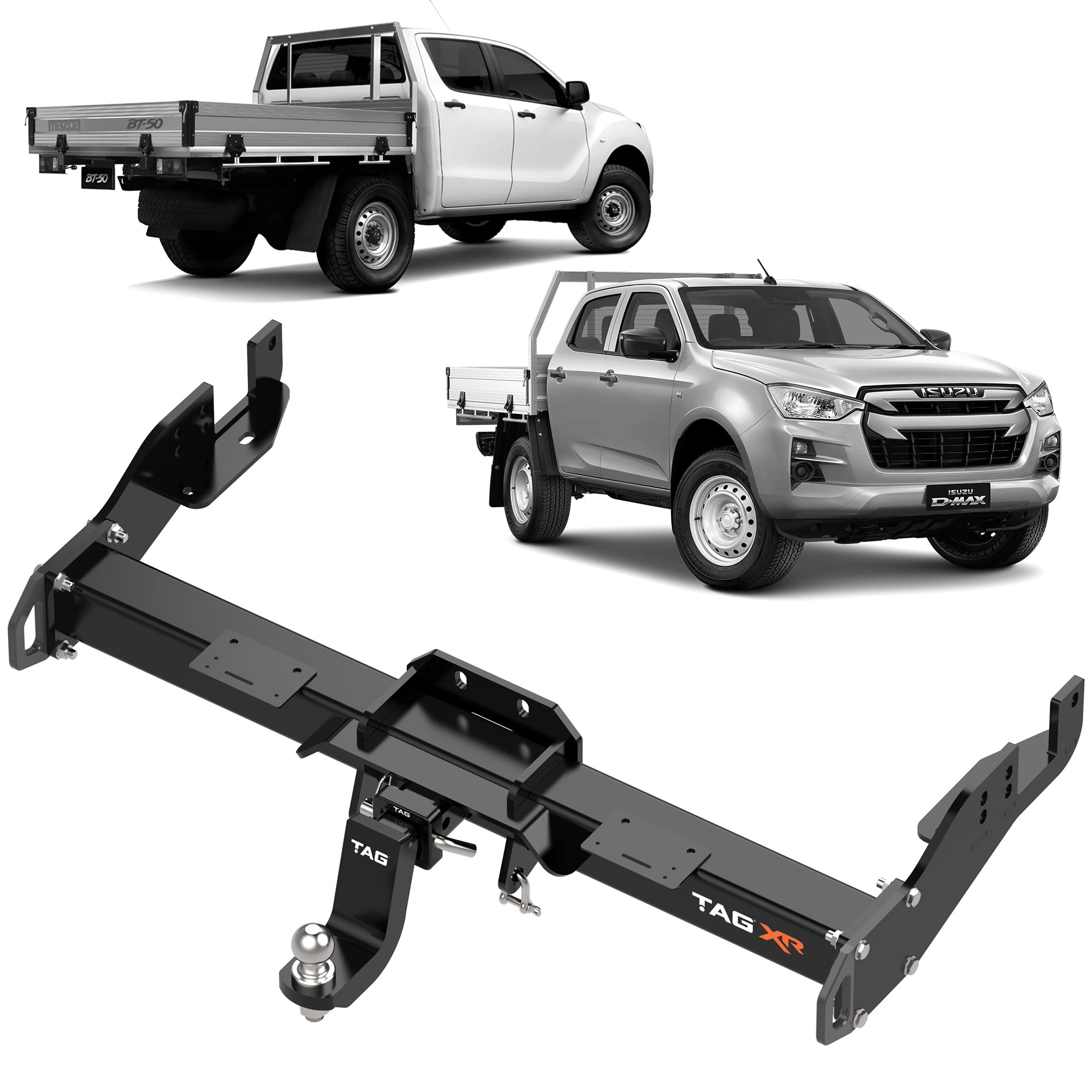 TAG - TAG 4x4 Recovery Towbar for Mazda BT - 50 (07/2020 - on), Isuzu D - MAX (07/2020 - on) - 4X4OC™ | 4x4 Offroad Centre