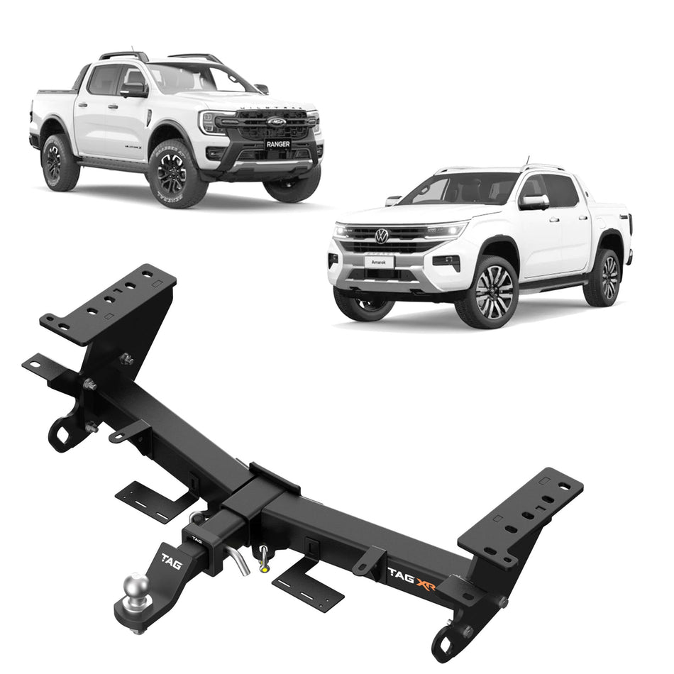 TAG - TAG 4x4 Recovery Towbar for Next - Gen Ford Ranger (Styleside Ute 06/2022 - on), Volkswagen Amarok (12/2022 - on) - 4x4 Offroad Centre