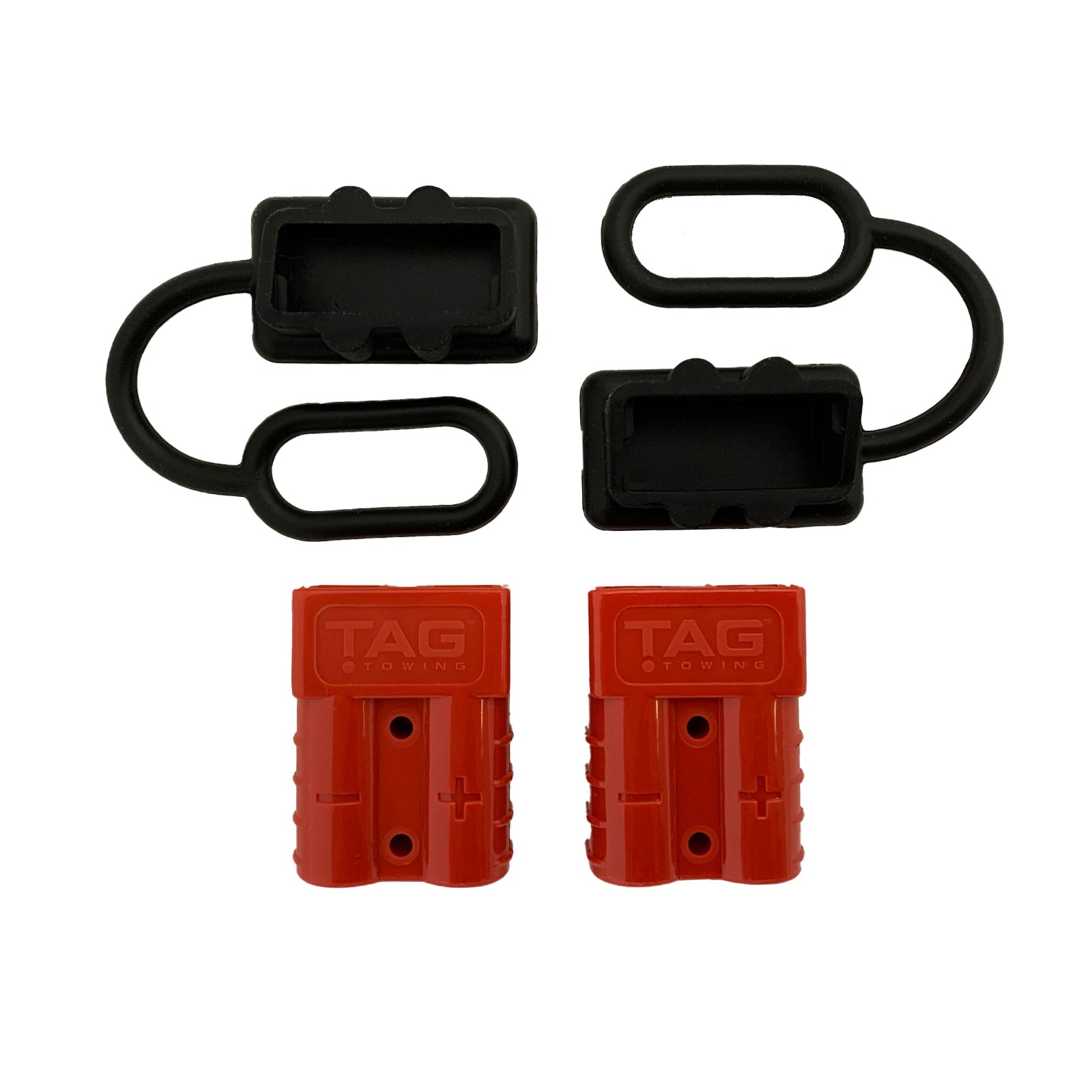 TAG - TAG Heavy Duty Connector Set (Red Anderson Plugs) with Covers - 4X4OC™ | 4x4 Offroad Centre