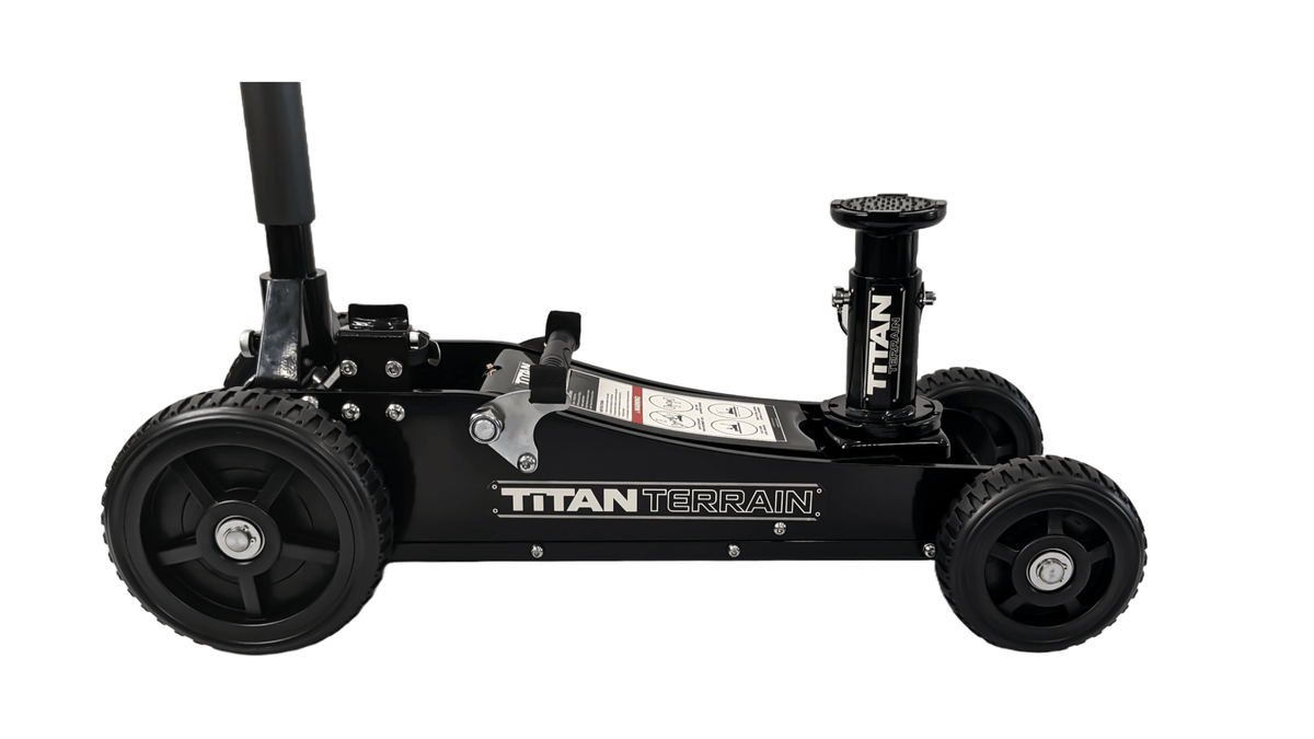 Titan Terrain - 1.5 TONNE RUGGED FLOOR JACK - HI LIFT HYDRAULIC TROLLEY JACK - 4x4 Offroad Centre