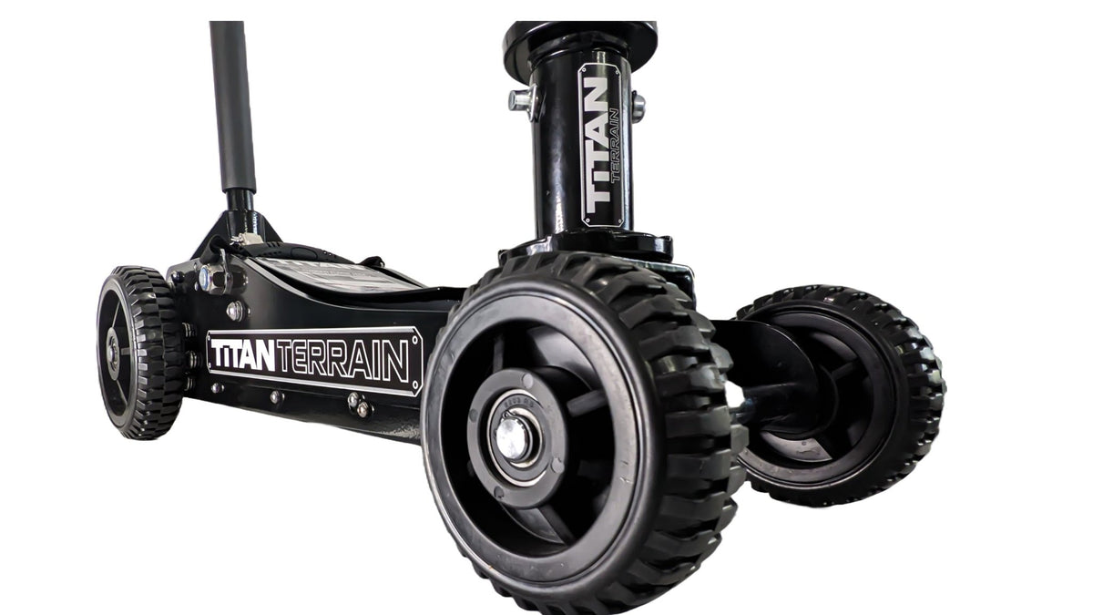 Titan Terrain - 1.5 TONNE RUGGED FLOOR JACK - HI LIFT HYDRAULIC TROLLEY JACK - 4x4 Offroad Centre