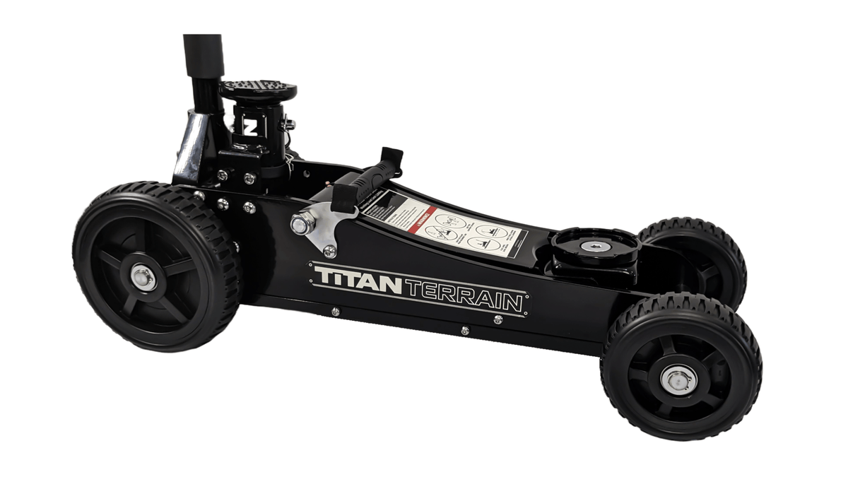 Titan Terrain - 1.5 TONNE RUGGED FLOOR JACK - HI LIFT HYDRAULIC TROLLEY JACK - 4x4 Offroad Centre
