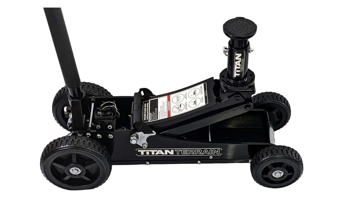 Titan Terrain - 1.5 TONNE RUGGED FLOOR JACK - HI LIFT HYDRAULIC TROLLEY JACK - 4x4 Offroad Centre
