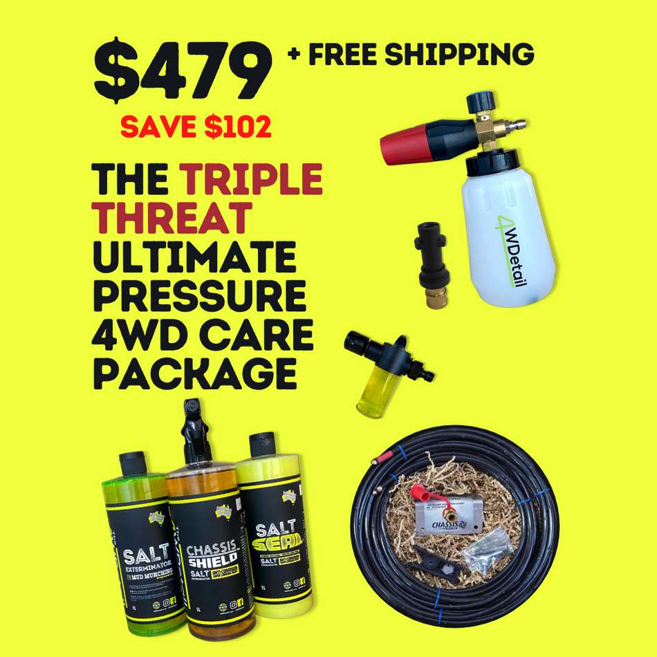 THE TRIPLE THREAT ULTIMATE PRESSURE 4WD CARE PACKAGE