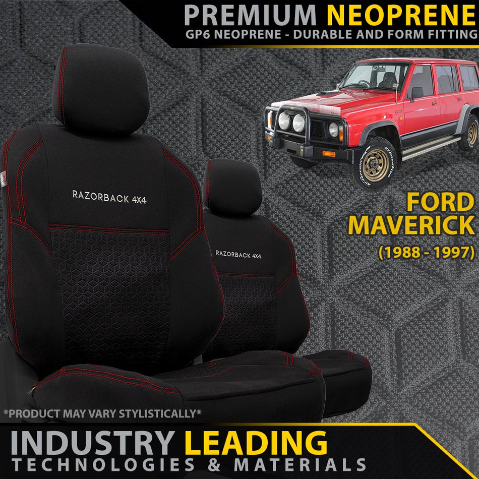Ford Maverick Premium Neoprene 2x Front Seat Covers (Made to Order)