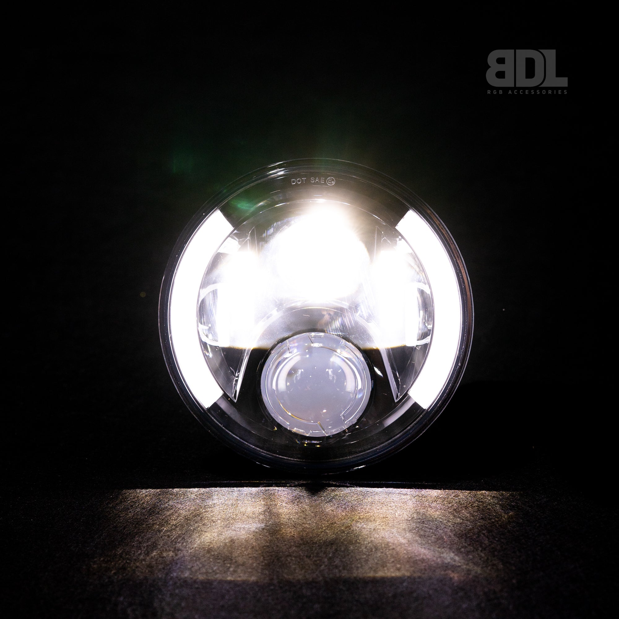 7" LED 'Angel Wing' Headlights - Bushdoof Lighting