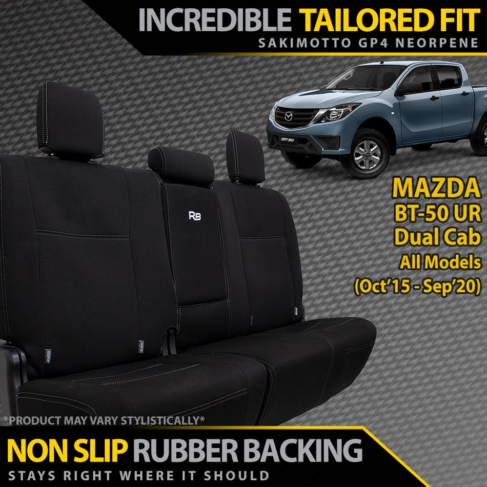 Mazda BT-50 UR Neoprene Rear Row Seat Covers (In Stock)