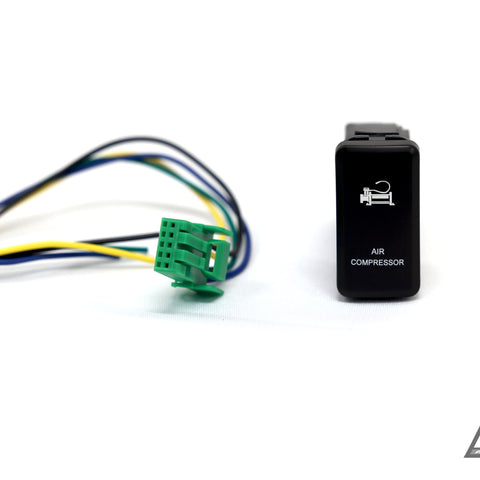 Vertical White LED Push Switch to suit Toyota Hilux Hiace FJ Cruiser Prado 70 Series LandCruiser