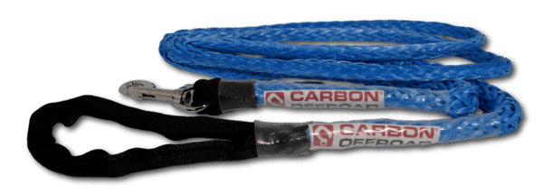 Carbon Offroad Beastline Winch Rope Dog Lead Kit 2m x 8mm Stainless Hardware - 4X4OC™