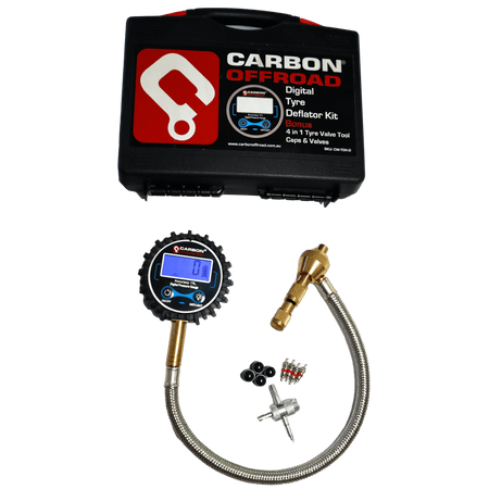 Carbon Offroad Digital Speedy Tyre Deflator/ Pressure Gauge - 4X4OC™