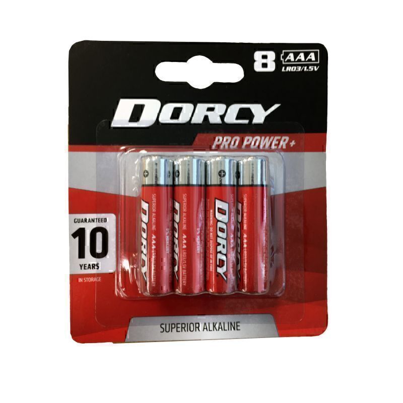Dorcy 8AAA Alkaline Batteries