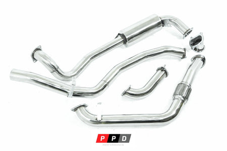PPD Performance - Toyota Landcruiser 80 Series (1990-1998) 4.2L 1HDT & 1HDFT 3" Stainless Exhaust Upgrade - 4X4OC™