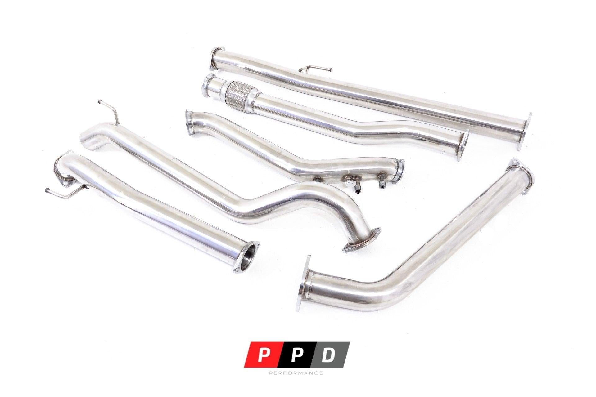 PPD Performance - Toyota Hilux (2015+) GUN 2.8L TD 3" Stainless Turbo-back Exhaust - 4X4OC™