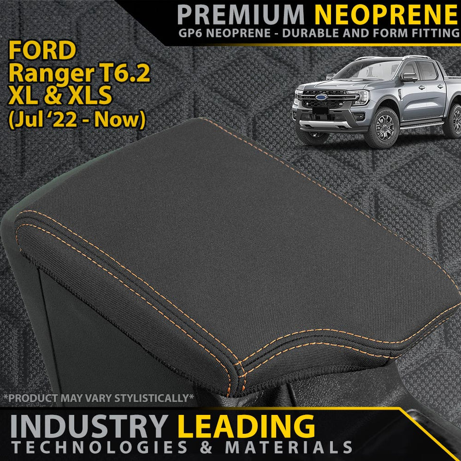 Ford Ranger T6.2 XL & XLS Premium Neoprene Console Lid (Available)