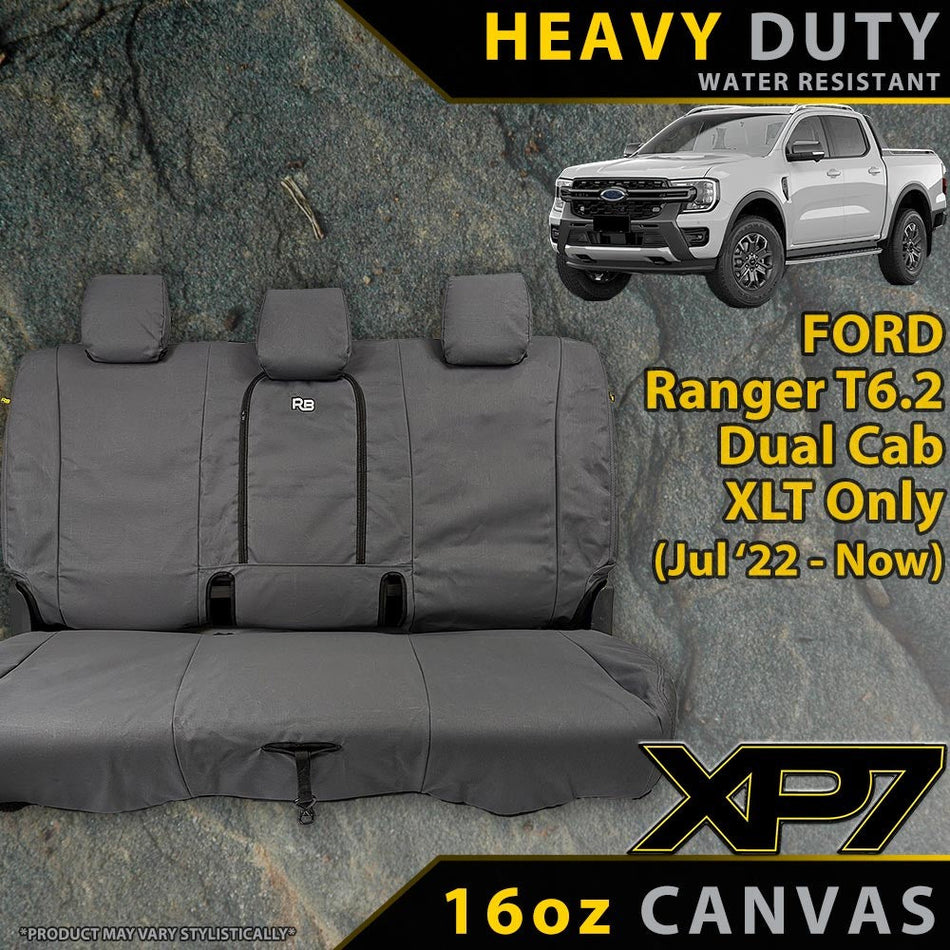 Ford Ranger T6.2 XLT XP7 Rear Row Seat Covers (Available)