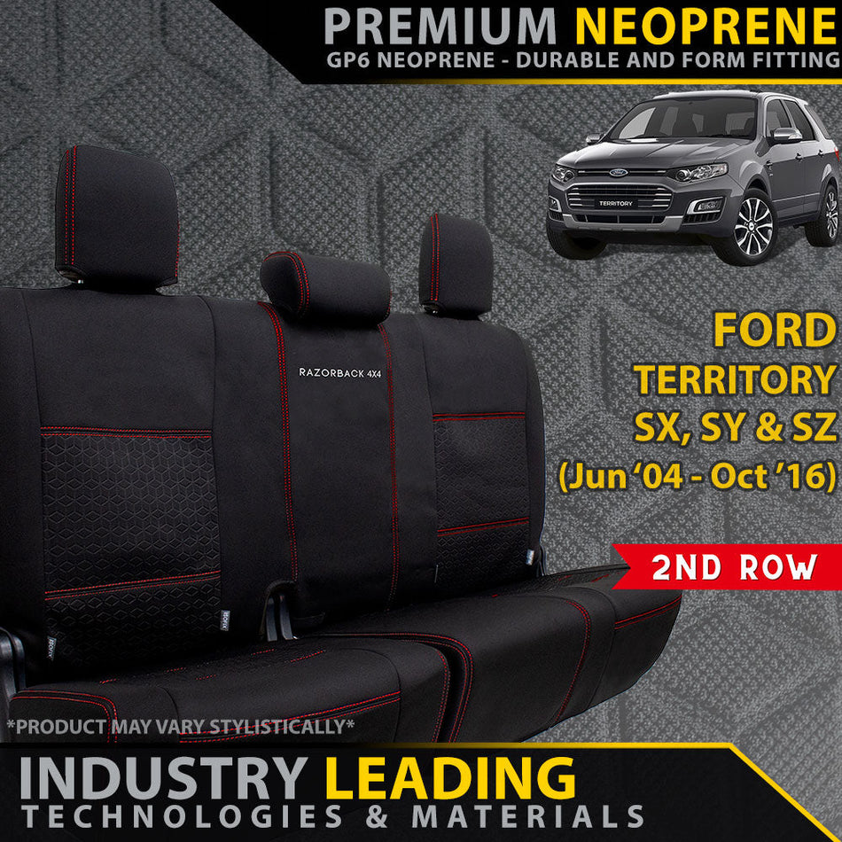Ford Territory Premium Neoprene 2nd Row Seat Covers (Made to order)