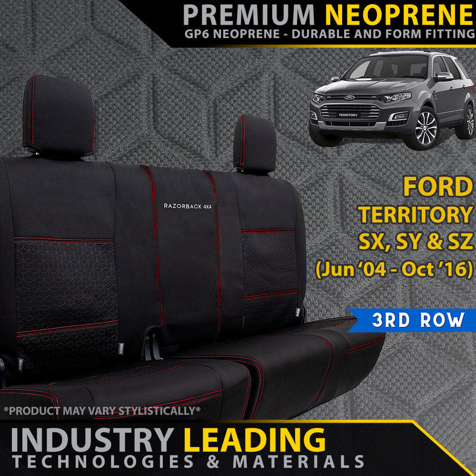 Ford Territory Premium Neoprene 3rd Row Seat Covers (Made to order)