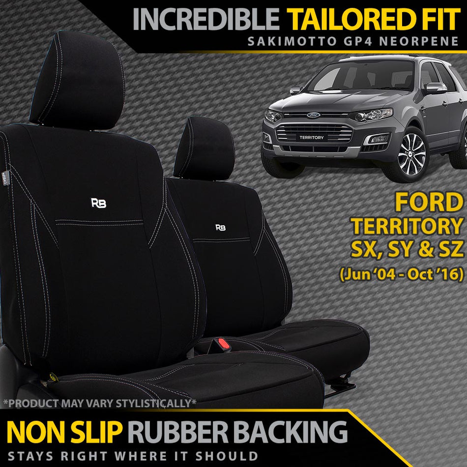Ford Territory Neoprene 2x Front Seat Covers (Made to Order)
